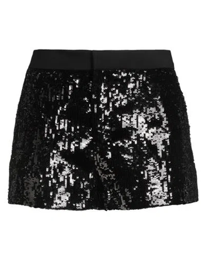 Pt Torino Woman Shorts & Bermuda Shorts Black Size 6 Polyester