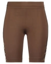 Pt Torino Woman Shorts & Bermuda Shorts Brown Size 4 Viscose, Elastane In Brown