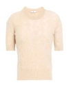 Pt Torino Woman Sweater Beige Size 4 Mohair Wool, Virgin Wool, Polyamide, Elastane