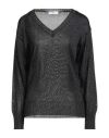 Pt Torino Woman Sweater Black Size 2 Viscose, Polyester In White