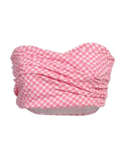 Pt Torino Woman Top Pink Size 4 Cotton, Polyester, Elastane In Multi