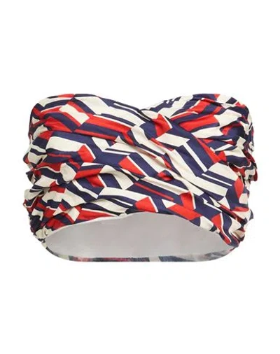 Pt Torino Woman Top Red Size 4 Viscose In Multi