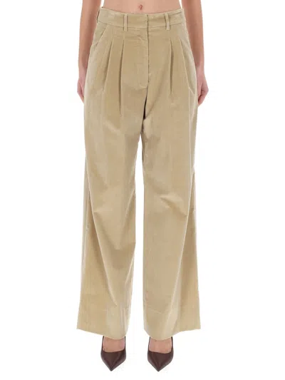 Pt Torino Women's Tailored Trousers - Fw25 Collection In Neutral