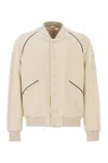 Pt Torino Wool And Cashmere Drap Jacket In Neutral
