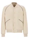 Pt Torino Wool And Cashmere Drap Jacket In White