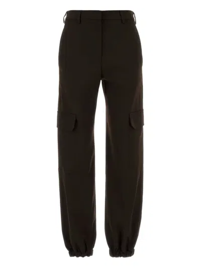 PT TORINO WOOL-BLEND CARGO TROUSERS