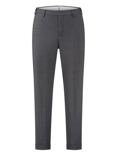 Pt Torino Wool-blend Trousers In Gray