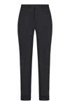 Pt Torino Trousers Back Side Pockets Loops In Black