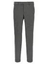 Pt Torino Lightly Stretch Brushed Cashmere Blend Wool Pants With Master Fit In Gray