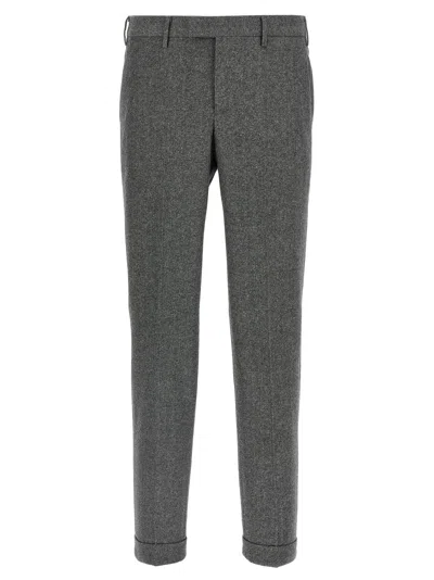 Pt Torino Wool Pants In Gray