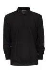 Pt Torino Wool Polo Shirt In Black
