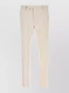 Pt Torino Wool Stretch Pant With Back Pockets In Neutral