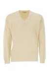 Pt Torino Wool Sweater With V-neck In Neutral