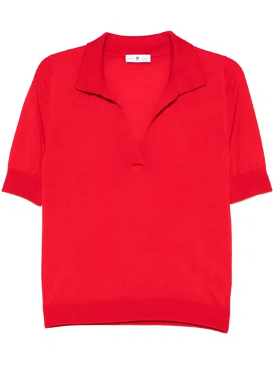 Pt Torino Wool Top In Red