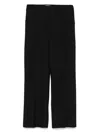 Pt Torino Tailored Black Trousers With Concealed Fastening