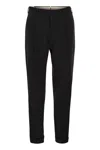 Pt Torino Wool Trousers In Black