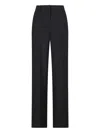 Pt Torino Wool Trousers In Black