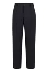 Pt Torino Wool Trousers In Blue
