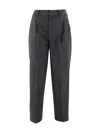 Pt Torino Wool Trousers In Gray