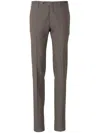 Pt Torino Stretch Virgin Wool Trouser In Neutrals