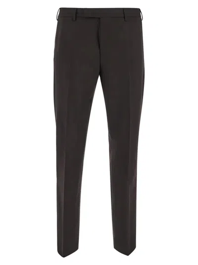 Pt Torino Wool Trousers In Non Definito