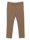 Pt Torino Mud Stretch Wool Pant In Brown