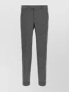 Pt Torino Lightly Stretch Brushed Cashmere Blend Wool Pants With Master Fit In Gray