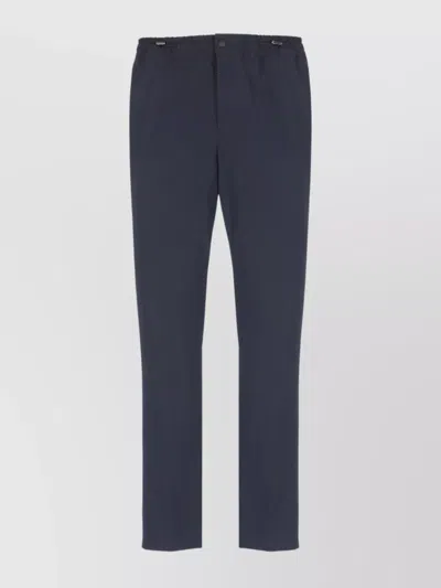 PT TORINO WOOL TROUSERS WITH DRAWSTRING AND ELASTIC WAISTBAND