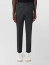 Pt Torino Wool Trousers With Rebellious Pockets And Cuffs In Black