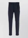 Pt Torino Rebel Mohair And Wool Trousers In Black