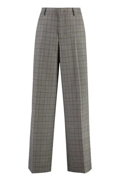 PT TORINO PT TORINO WOOL WIDE-LEG TROUSERS