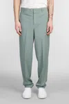 Pt Torino Zi56 Pants In Green Wool In Green