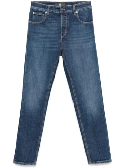 Pt Torino Straight Jeans In Blue
