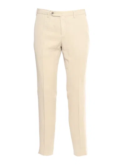 PT01 BEIGE SLIM TROUSERS
