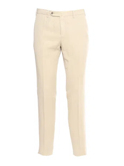 PT01 BEIGE SLIM TROUSERS