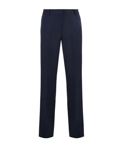 Pt01 Belt Loop Belt Casual Pants In Black
