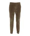 Pt01 Belt Loop Casual Pants In Green