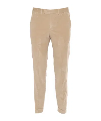Pt01 Belt Loop Casual Pants In Neutral