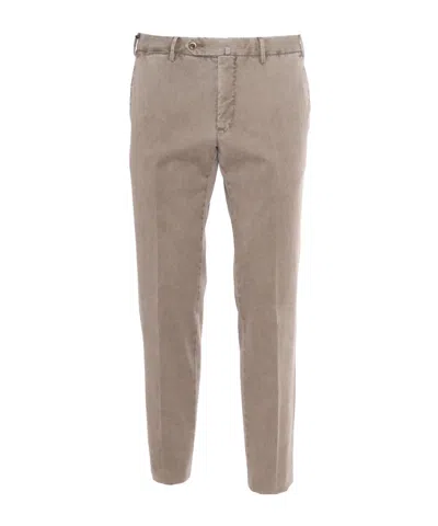 Pt01 Belt Loop Casual Pants In Brown