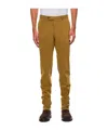 Pt01 Belt Loop Casual Pants In Brown