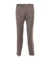 Pt01 Belt Loop Casual Pants In Brown