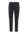 Pt01 Straight-leg Tailored Pants With Clean Finish In Black