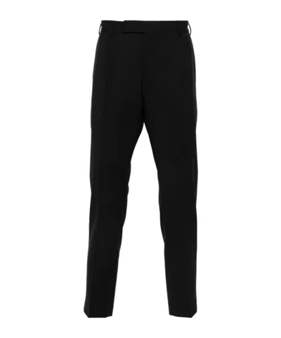 Pt01 Belt-loop Casual Pants In Black