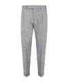 Pt01 Belt Loop Casual Pants In Gray