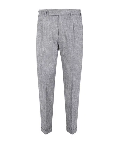 Pt01 Belt Loop Casual Pants In Gray