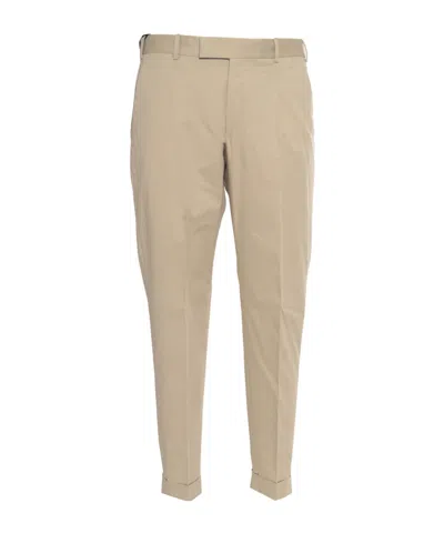 Pt01 Belt Loop Casual Pants In Neutral