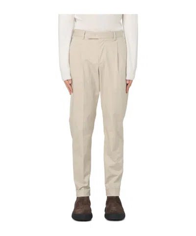 Pt01 Belt-loop Casual Pants In Nude