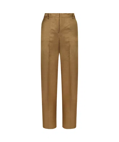 Pt01 Belt Loops Slacks In Brown