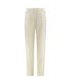 Pt01 Belt Loops Slacks In White