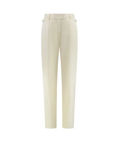Pt01 Belt Loops Slacks In White